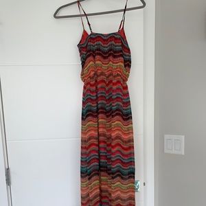 Multi-Colored Maxi Dress